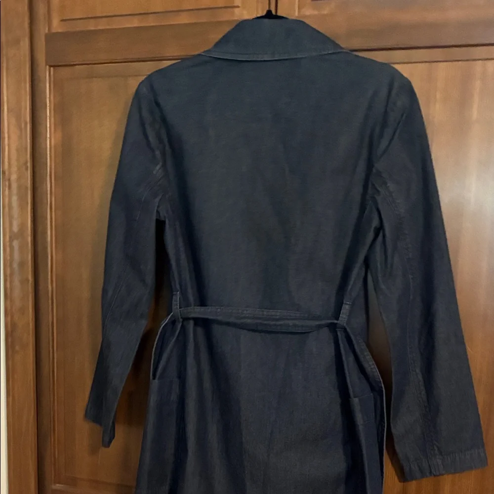 Talbots Black Trench Coat - Picture 5 of 5